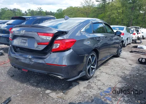 2018 Honda Accord Sport из США, поврежденный, VIN 1HGCV1F37JA122227